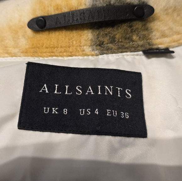 ALLSAINTS FENIX CHECK JACKET - Picture 6 of 8